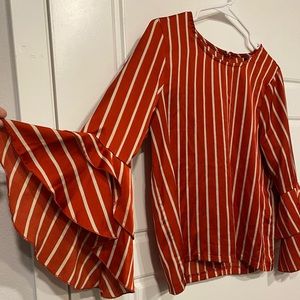 Stripped Nasty Gal Top